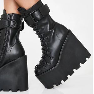 Dolls Kill Current Mood Traitor Platform Boots